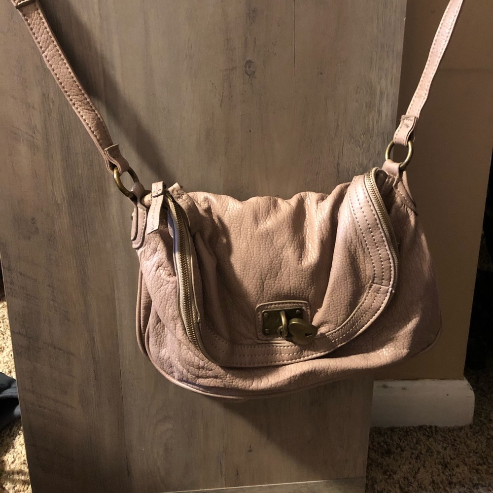 Tan crossbody bag